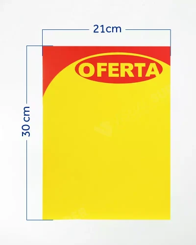 Cartaz Oferta Offset 120g A4 p/ Impressora – 100un