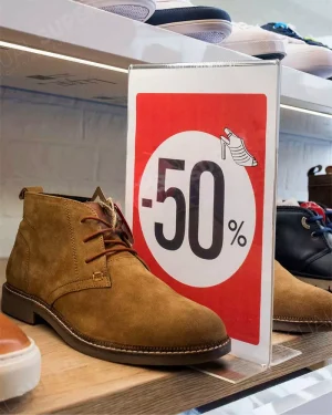 Display de Mesa em Acrílico 2mm – Base T Invertido