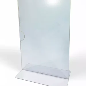 Display de Mesa em Acrílico 2mm - Base T Invertido