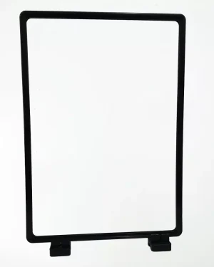 Display Base Magnética Preta p/ Folha A3 c/ 2 Fixadores – Moldura Preta