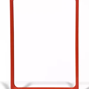Display Base Magnética Preta p/ Folha A3 c/ 2 Fixadores - Moldura Vermelha