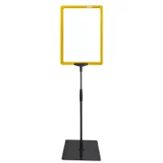 Pedestal Standard Para Cartaz A4 – TT 30/25 Moldura Amarela Multeight