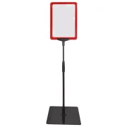 Pedestal Standard Para Cartaz A5 – TT 30/25 Moldura Vermelha – 10un