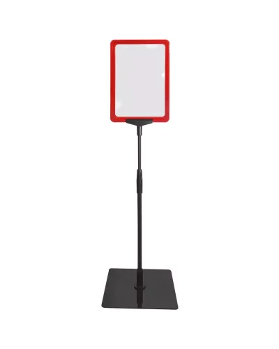 Pedestal Porta Cartaz A5 – TT 30/25 Moldura Vermelha – 10un
