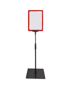 Pedestal Porta Cartaz A5 – TT 30/25 Moldura Vermelha – 10un