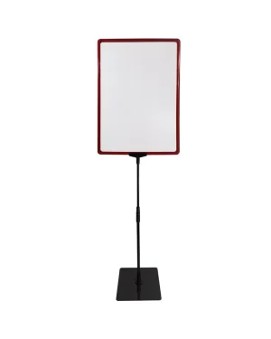 Pedestal Porta Cartaz A3 – TT 30/25 Moldura Vermelha – 10un
