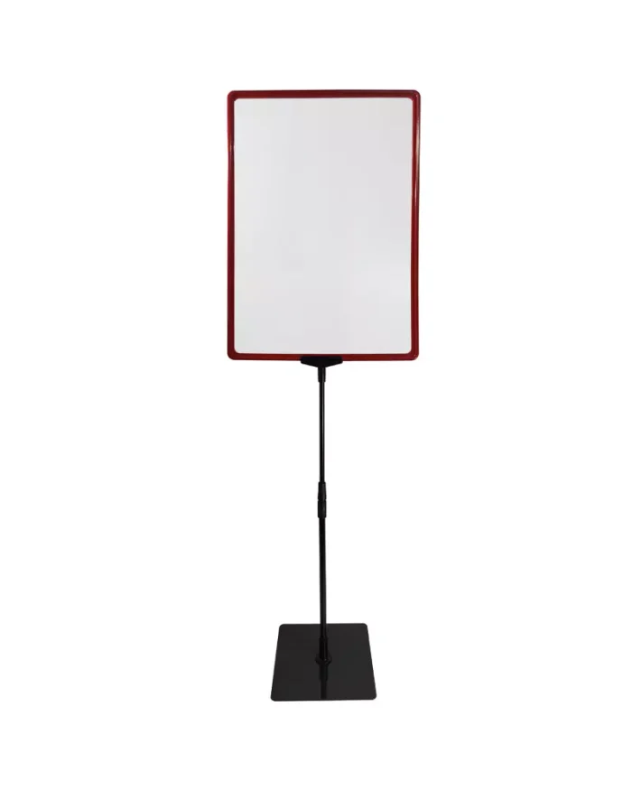 Pedestal Porta Cartaz A3 – TT 30/25 Moldura Vermelha – 10un
