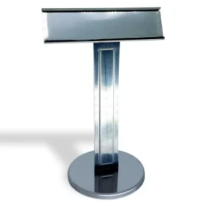 Display de Mesa em Inox 11x3x13cm - 334 - 12un