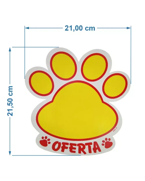 Cartaz Oferta Pet 21×21,5cm Mod. 20 – 100un