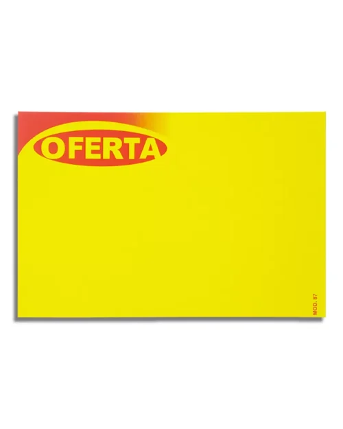 Cartaz Oferta 15x10cm Mod. 87 – 100un