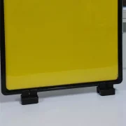 Display Base Magnética Branca p/ Folha A3 c/ 2 Fixadores – Moldura Preta