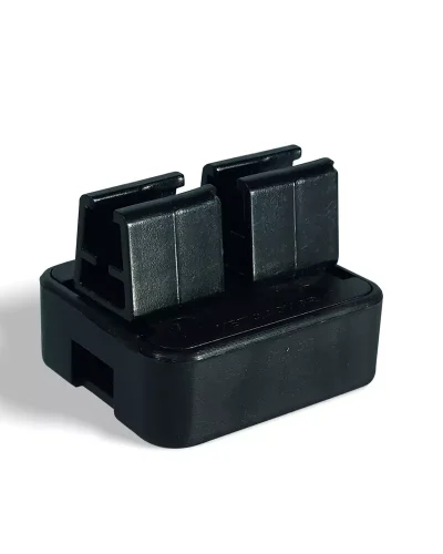 Display Base Magnética Branca p/ Folha A3 c/ 2 Fixadores – Moldura Vermelha