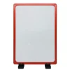 Display Base Magnética Branca p/ Folha A3 c/ 2 Fixadores – Moldura Vermelha