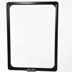 Display Base Magnética A4.pta com estilo e segurança! O Display Base Magnética com moldura preta