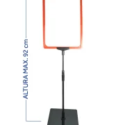 Pedestal Premium Para Cartaz A4 – TT 30/30 Moldura Vermelha