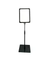 Pedestal Premium Para Cartaz A5 – TT 30/30 Moldura Preta