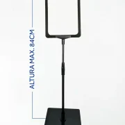 Pedestal Premium Para Cartaz A5 – TT 30/30 Moldura Preta