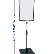 Pedestal Premium Para Cartaz A4 – TT 30/30 Moldura Preta