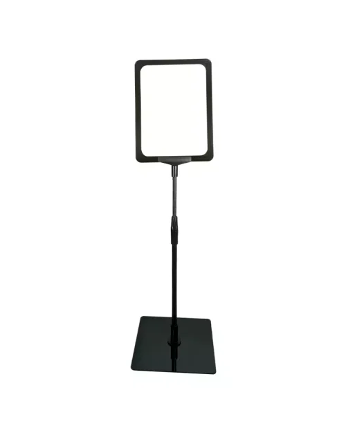 Pedestal Premium Para Cartaz A5 – TT 30/30 Moldura Preta – 10un