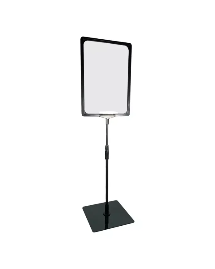 Pedestal Premium Para Cartaz A4 – TT 30/30 Moldura Preta – 10un