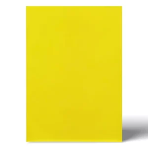 Cartaz Amarelo Neutro 10,5x15cm em Papel Duplex 250g para destacar preços e promoções em prateleiras e gôndolas.