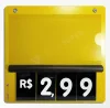 Precificador E2.23x22cm numero preto tipo caderninho para precificação de produtos em supermercados e lojas