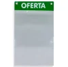 Porta-cartaz em Petg 0,75mm A4 com 2 ilhós e personalização.