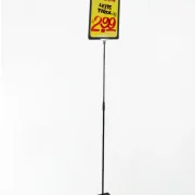 Pedestal Premium Para Cartaz A4 – TT 75/75 Moldura Preta