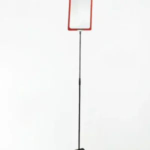 Pedestal Premium Para Cartaz A4 - TT 75/75 Moldura Vermelha