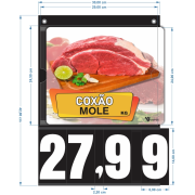 Placa de Preços em PS A3 c/ Imagem e Jogo de Números