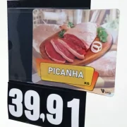 Placa de Preços em PS A3 c/ Imagem e Jogo de Números