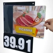 Placa de Preços em PS A3 c/ Imagem e Jogo de Números