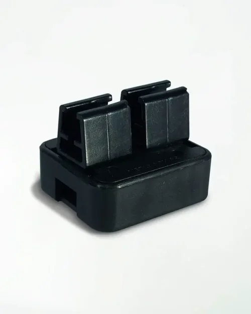 Display Base Magnética Preta p/ Folha A4 – Moldura Vermelha