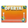 Placa de Identificação em PP 0,4mm IP – 12x8cm c/ Visor de Etiqueta Inferior c/ 20un