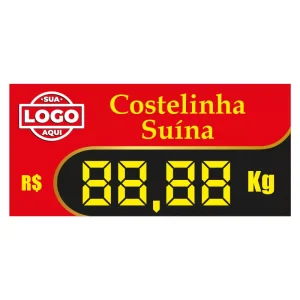 Escreve e Apaga em Manta Magnética IP 17x8cm c/ Laminação