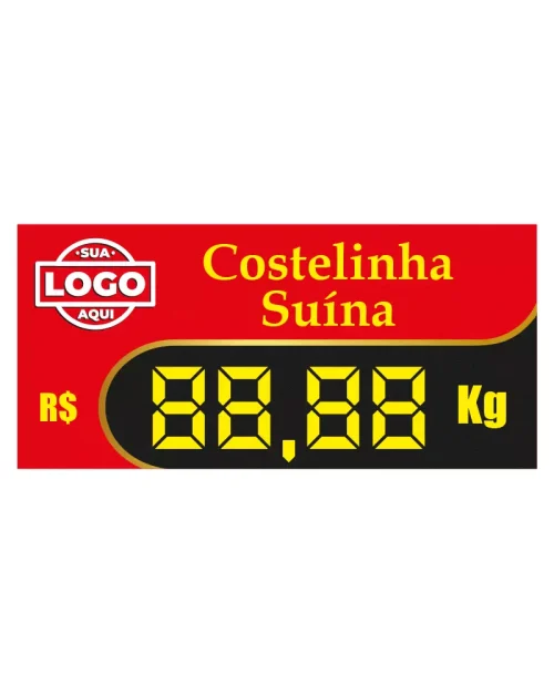 Escreve e Apaga em Manta Magnética IP 17x8cm c/ Laminação