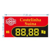 Escreve e Apaga em Manta Magnética IP 17x8cm c/ Laminação