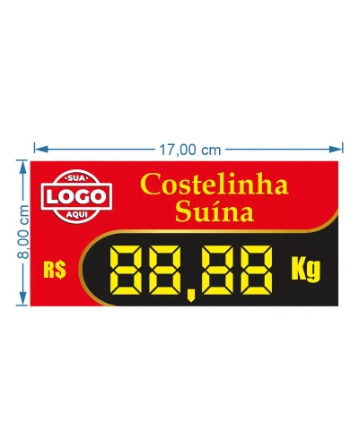 Escreve e Apaga em Manta Magnética IP 17x8cm c/ Laminação