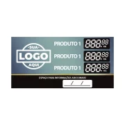 Escreve Apaga em Petg 0,75mm IP – 18x9cm c/ Fita. DF