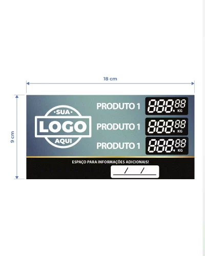 Escreve Apaga em Petg 0,75mm IP – 18x9cm c/ Fita. DF