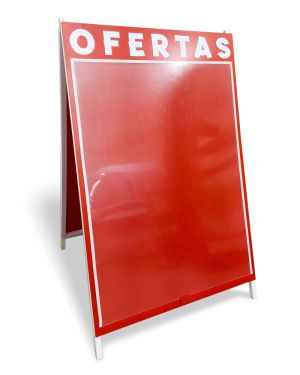 Cavalete Plástico Dupla Face A1