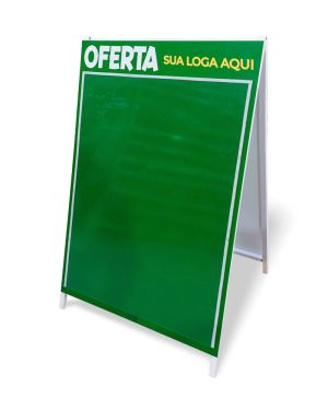 Cavalete Plástico Dupla Face A1