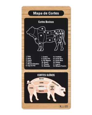 Painel em Acm 3mm IP – 47,5x100cm Mapa de Cortes c/ Fita. DF