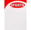 Display Escreve Apaga em Acrílico Leitoso A2 com adesivo “OFERTA” vermelho