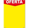 Display Escreve Apaga PETG A2 com 4 ilhós e cabeçalho vermelho “OFERTA”