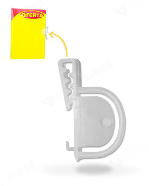Precificador Lateral em Poliéster 0,3mm A5 – c/ Porta-stopper Mod. 1 – 10un