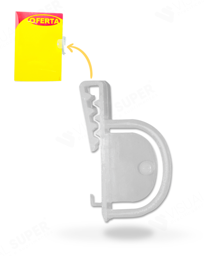 Precificador Lateral em Poliéster 0,3mm A5 – c/ Porta-stopper Mod. 1 – 10un