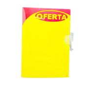 Precificador Lateral em Poliéster 0,3mm A5 – c/ Porta-stopper Mod. 1 – 10un