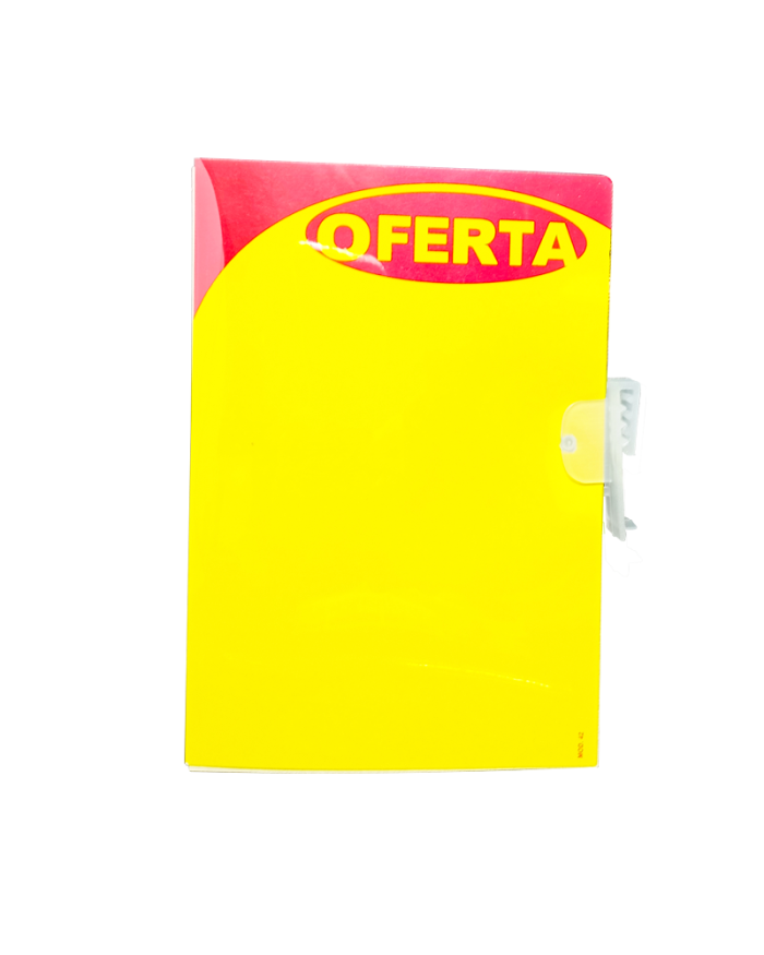 Precificador Lateral em Poliéster 0,3mm A5 – c/ Porta-stopper Mod. 1 – 10un