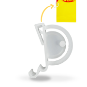 Precificador Lateral em Poliéster 0,3mm A4 – c/ Porta-stopper Mod. 2 – 10un
